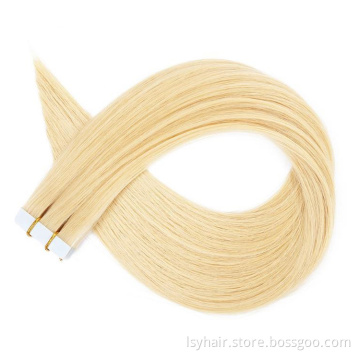 Platinum Blonde Color  613  2.5gram/piece 18" Remy Tape In Human Hair Extension Full Cuticle 20pcs/pack